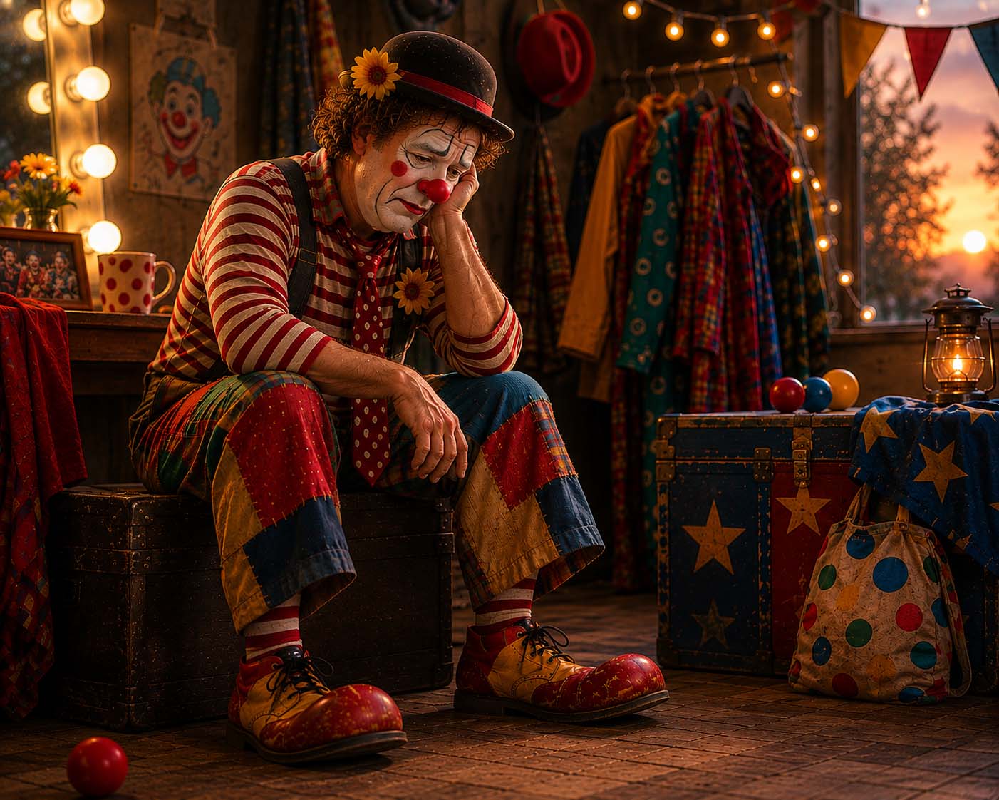 The real reason some clowns burn out