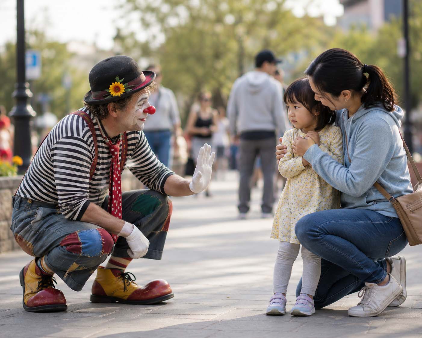 A good clown understands that not everyone needs a clown